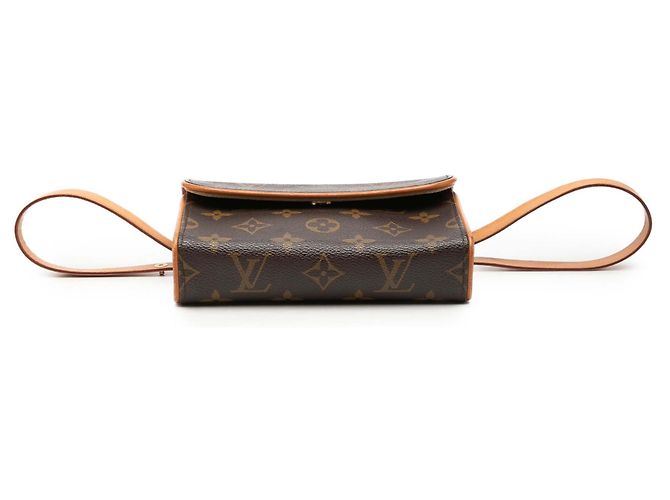 Pochette Florentine Louis Vuitton Marrone Monogram - vista 4