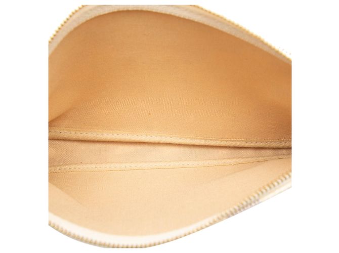 Louis Vuitton Pochette Accessoires in Damier Azur bianco - vista 4