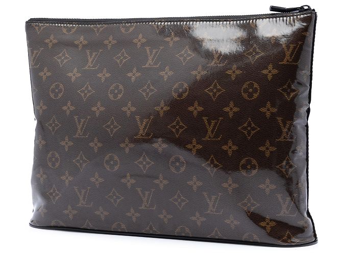 Pochette Louis Vuitton Monogram Glaze Marrone Cosmos - vista 2