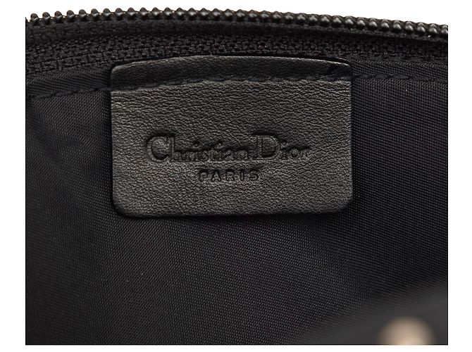 Borsa Dior Black Mini Diorissimo Trotter Canvas Street Chic Nero - vista 5