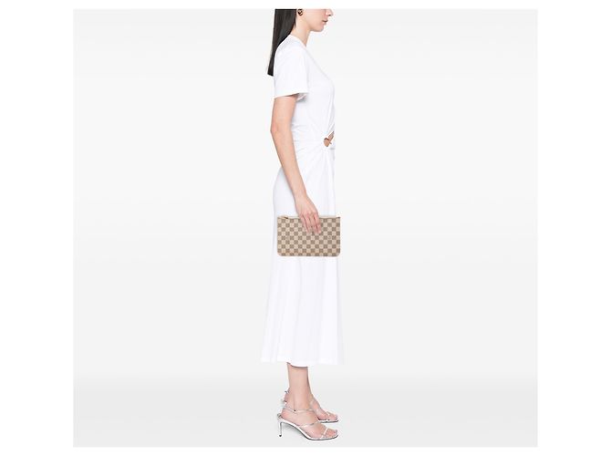 Pouch Louis Vuitton White Damier Azur Neverfull MM Blanco - vista 7
