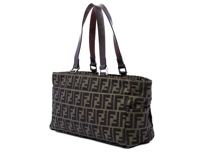Tote in tela Zucca marrone Fendi - vista 2