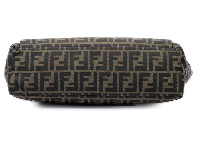 Tote in tela Zucca marrone Fendi - vista 3
