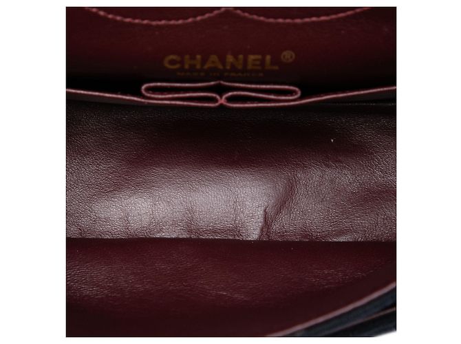 Chanel Black Quilted Jersey Reissue 2.55 Double Flap 225 Nero - vista 4