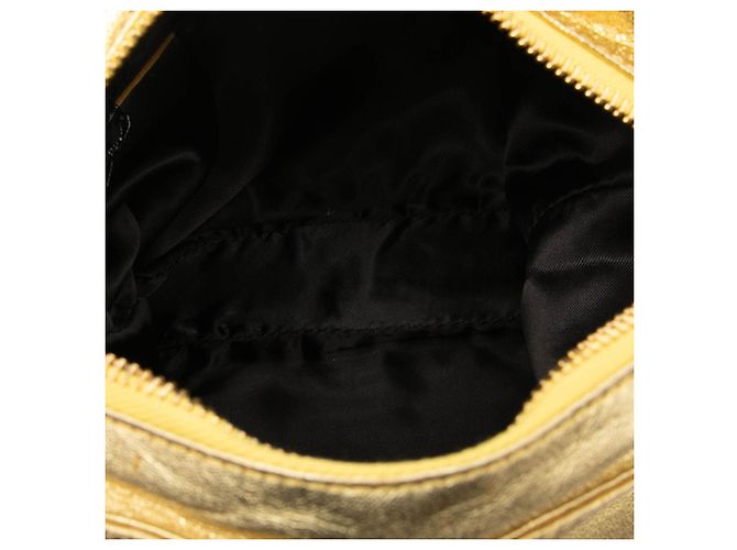 LOEWE Borsa a tracolla Flamenco in Nappa oro D'oro - vista 4