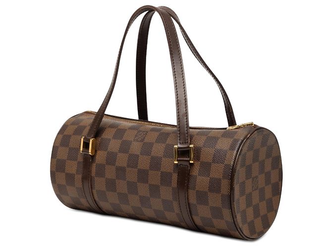 Louis Vuitton Marrone Damier Ebene Papillon 26 - vista 2