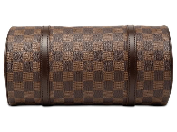 Louis Vuitton Marrone Damier Ebene Papillon 26 - vista 3