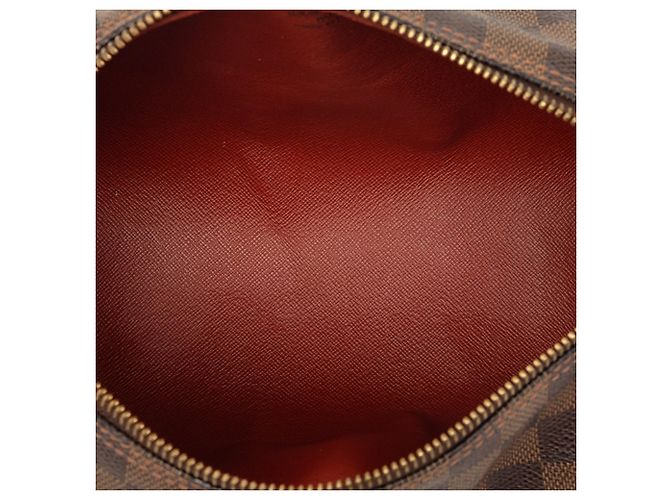 Louis Vuitton Marrone Damier Ebene Papillon 26 - vista 4
