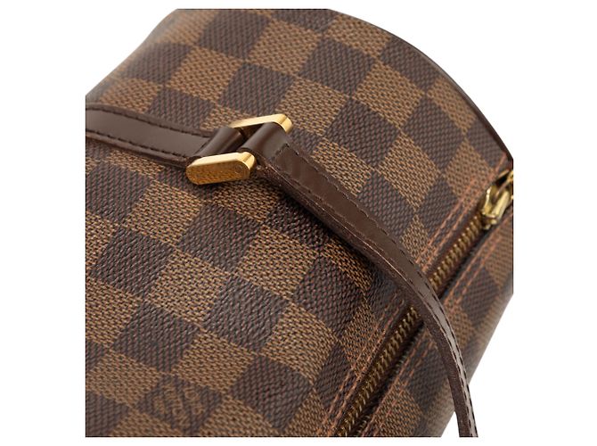 Louis Vuitton Marrone Damier Ebene Papillon 26 - vista 7