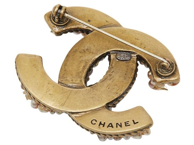 Spilla Chanel Dorata D'oro - vista 2