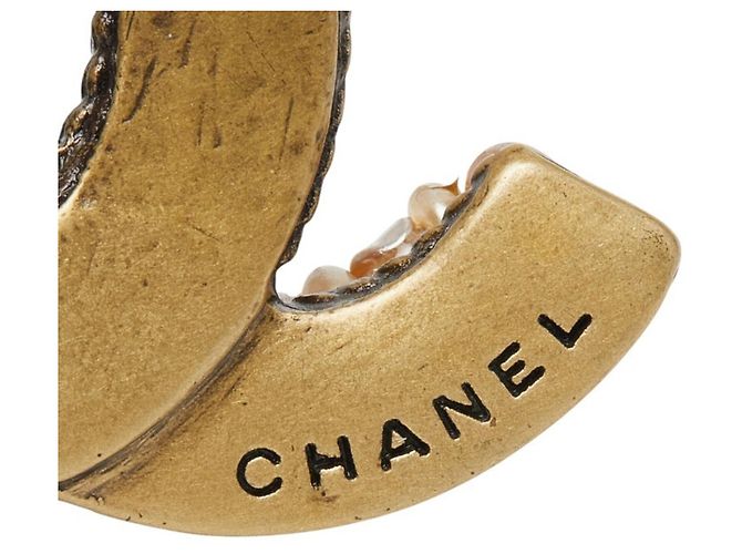 Spilla Chanel Dorata D'oro - vista 3