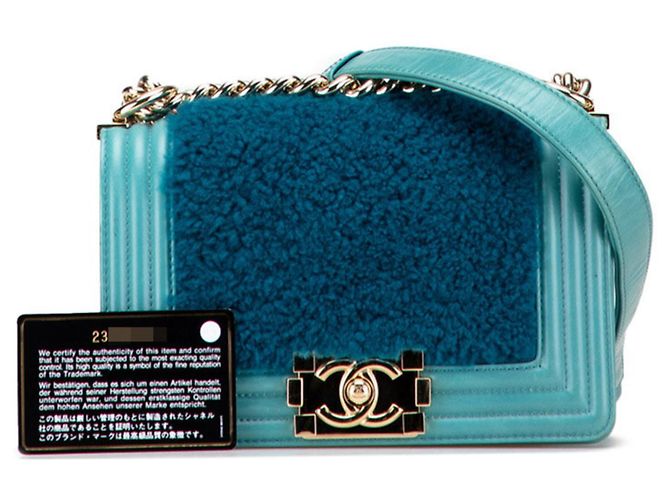 Borsa a tracolla Chanel Coco Mark Boy 20 Mini con catena Arancione - vista 10