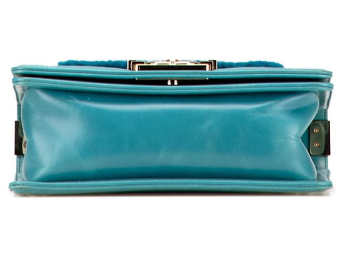 Borsa a tracolla Chanel Coco Mark Boy 20 Mini con catena Arancione - vista 3