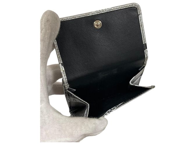 Cartera Compacta Everyday Balenciaga Negro Plata - vista 3