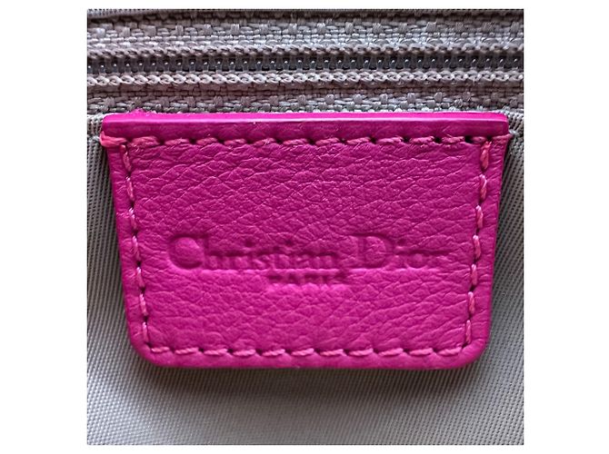Borsa Christian Dior Trotter Street Chic Rosa Beige - vista 13
