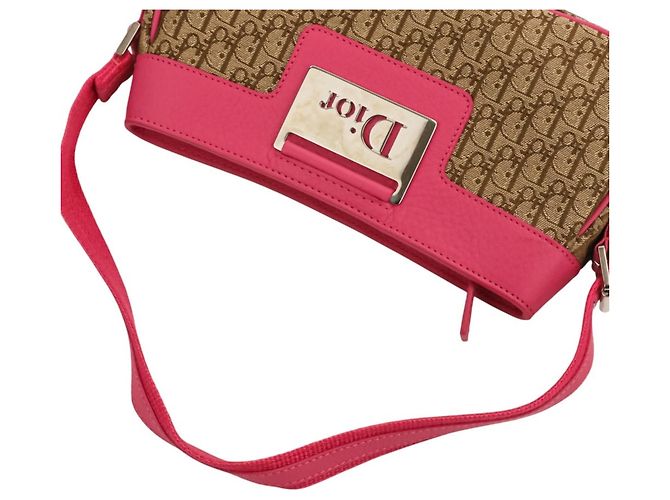 Borsa Christian Dior Trotter Street Chic Rosa Beige - vista 6