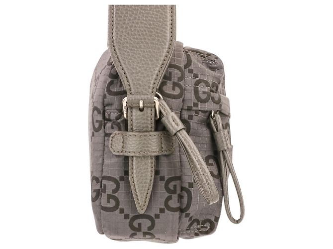Borsa a tracolla Gucci Econylon GG Marrone - vista 6