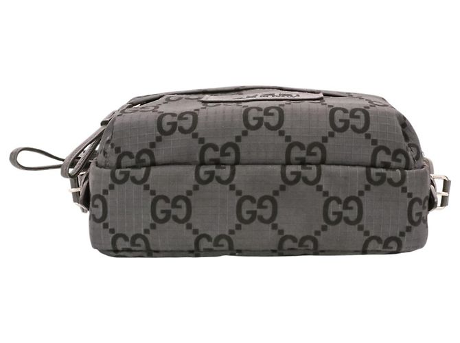Borsa a tracolla Gucci Econylon GG Marrone - vista 7