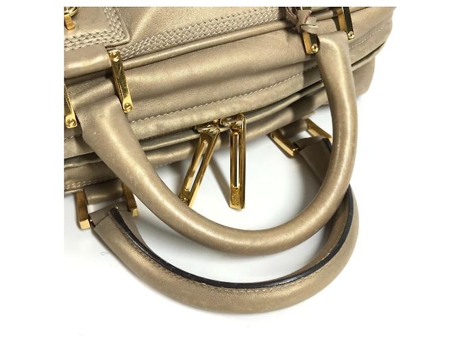 Borsa Tote Loewe Amazona 28 D'oro - vista 10