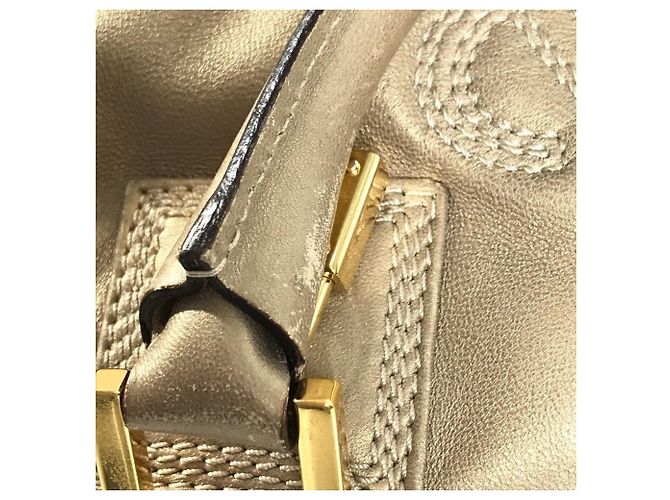 Borsa Tote Loewe Amazona 28 D'oro - vista 11