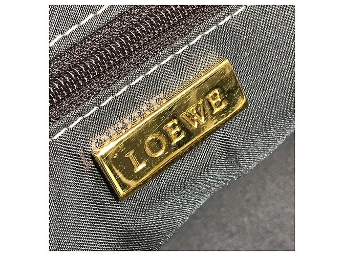 Borsa Tote Loewe Amazona 28 D'oro - vista 13