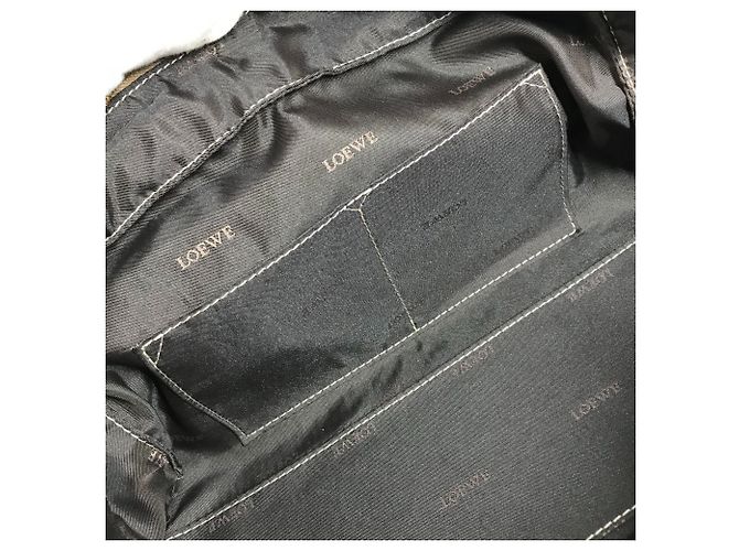 Borsa Tote Loewe Amazona 28 D'oro - vista 15