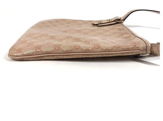 Pochette a tracolla Gucci rosa con logo GG - vista 4