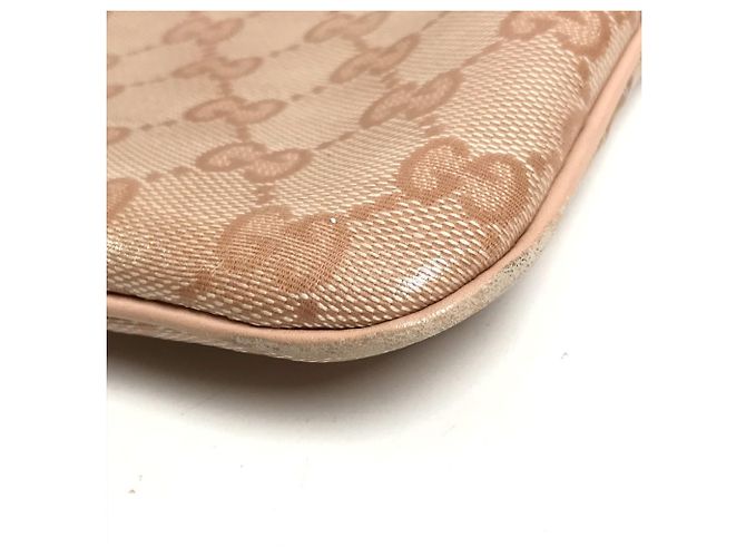 Pochette a tracolla Gucci rosa con logo GG - vista 7