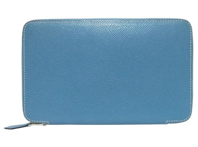 Hermès Hermes Veau Epsom Agenda Zip Notebook Cover Blau - Ansicht 2