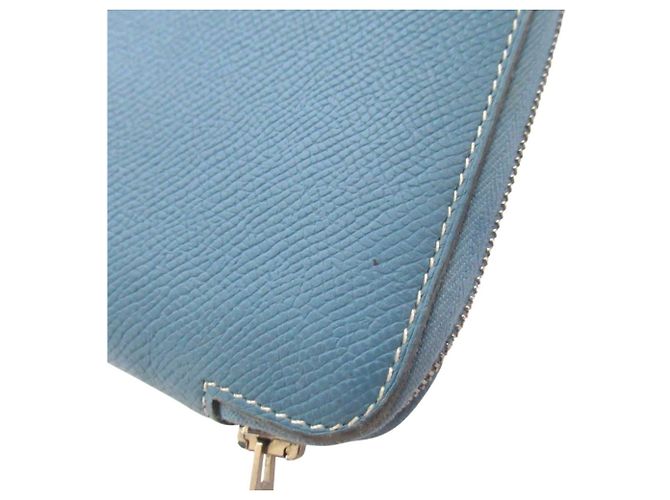 Hermès Hermes Veau Epsom Agenda Zip Notebook Cover Blau - Ansicht 4