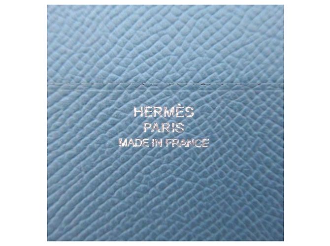 Hermès Hermes Veau Epsom Agenda Zip Notebook Cover Blau - Ansicht 9