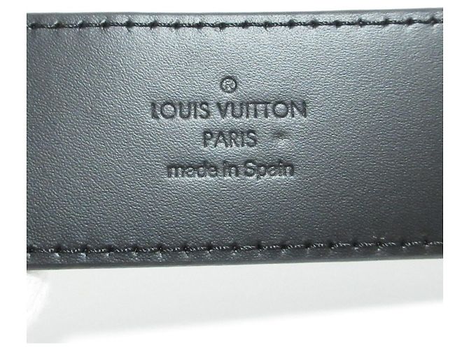 Louis Vuitton Gürtel Architect Damier Graphite Archives Braun Schwarz - Ansicht 10