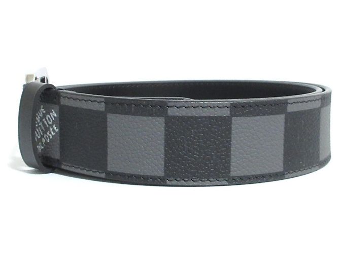 Louis Vuitton Gürtel Architect Damier Graphite Archives Braun Schwarz - Ansicht 2