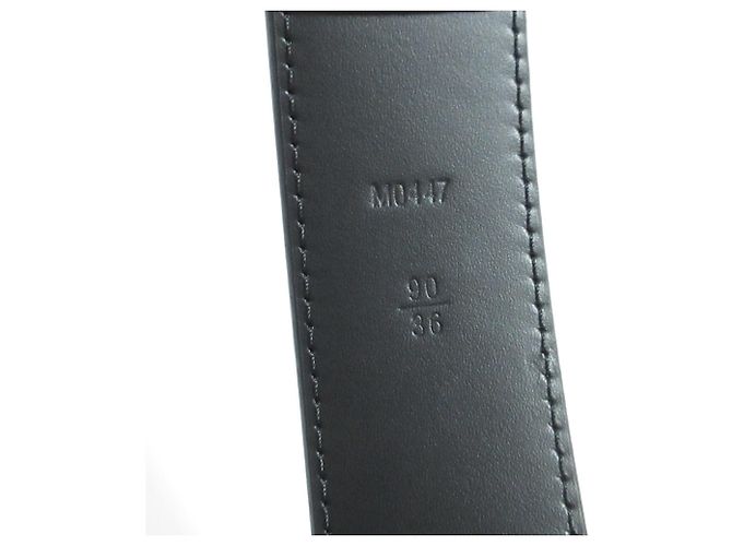 Louis Vuitton Gürtel Architect Damier Graphite Archives Braun Schwarz - Ansicht 9