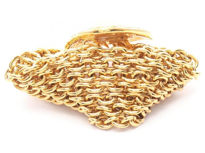 Timeless Bracciale con charm Chanel placcato oro con perle finte Bianco D'oro - vista 2