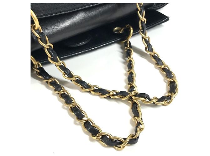 Borsa Tote Chanel Chocolate Bar Nero - vista 10