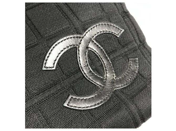 Borsa Tote Chanel Chocolate Bar Nero - vista 12