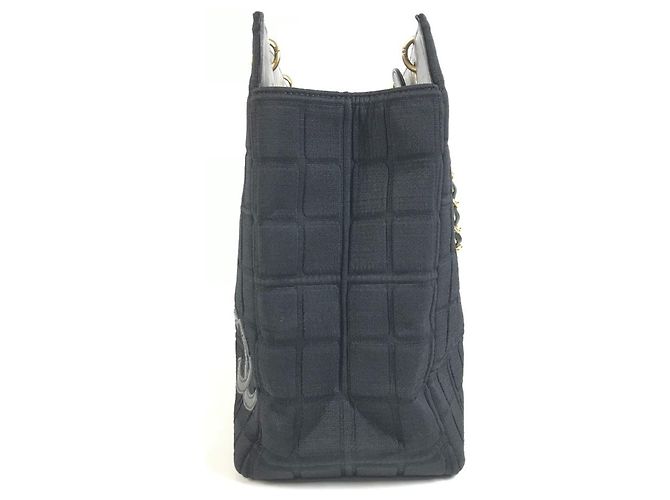 Borsa Tote Chanel Chocolate Bar Nero - vista 4