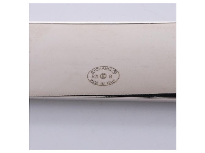 Chanel Brosche Silber und Gelb - Ansicht 3