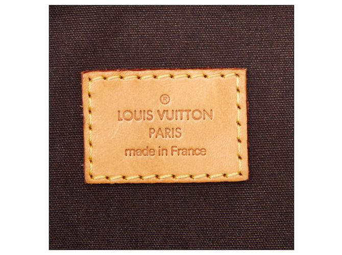 Borsa Louis Vuitton Monogram Vernis Bellevue GM Bordò Porpora - vista 10