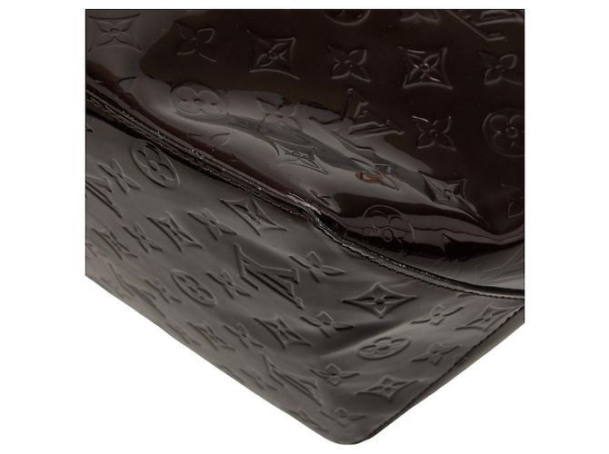 Borsa Louis Vuitton Monogram Vernis Bellevue GM Bordò Porpora - vista 8