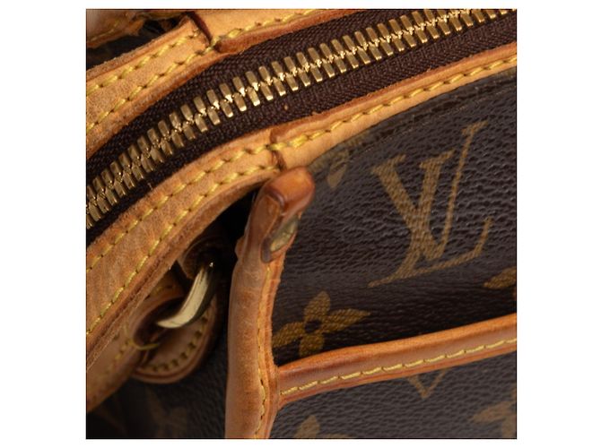 Borsa a tracolla lunga Louis Vuitton Monogram Popincourt Marrone Monogramma - vista 4