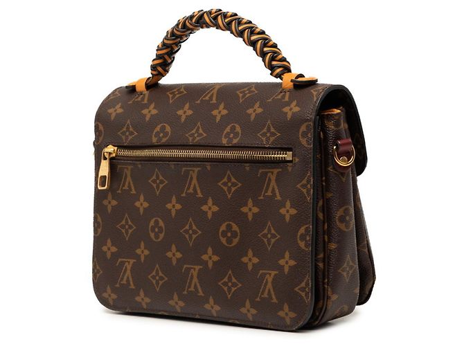 Borsa Louis Vuitton Monogram Pochette Metis MM Marrone Multicolore - vista 2
