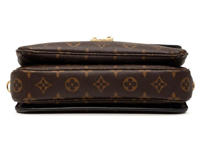 Borsa Louis Vuitton Monogram Pochette Metis MM Marrone Multicolore - vista 3