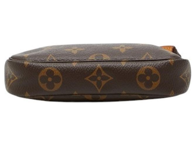 Louis Vuitton Monogram Mini Pochette Accessoires Marrone Monogramma - vista 3