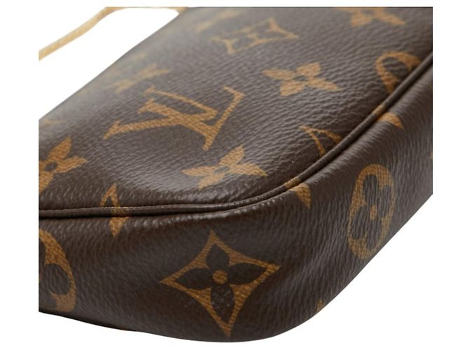 Louis Vuitton Monogram Mini Pochette Accessoires Marrone Monogramma - vista 5