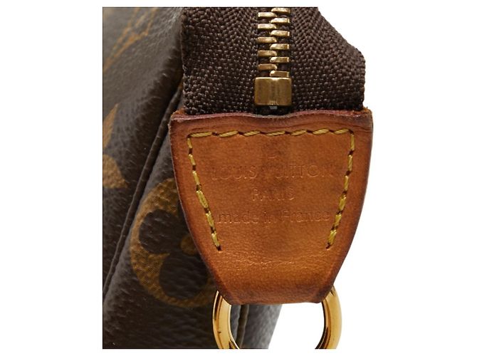 Louis Vuitton Monogram Mini Pochette Accessoires Marrone Monogramma - vista 7