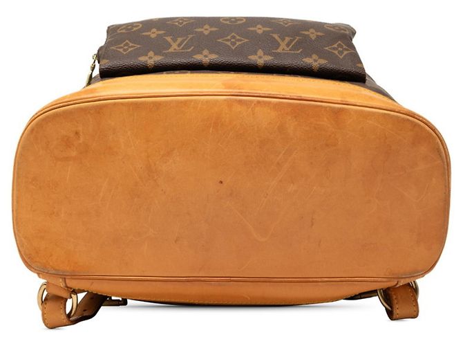Zaino Louis Vuitton Monogram Montsouris GM Marrone Monogramma - vista 3