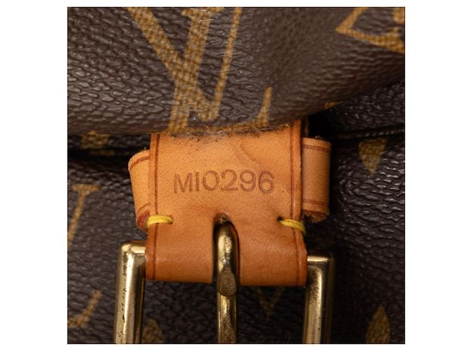Zaino Louis Vuitton Monogram Montsouris GM Marrone Monogramma - vista 6