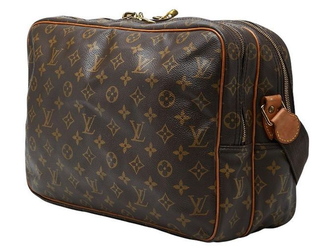 Borsa a tracolla Louis Vuitton Monogram Reporter GM Marrone Monogramma - vista 2